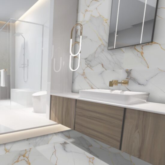 60×120 cm Golden Marble / Carving (~242 SEK/m²)